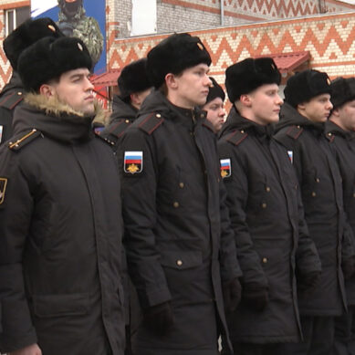 В Калининграде состоялись проводы на службу призывников научно-производственной роты