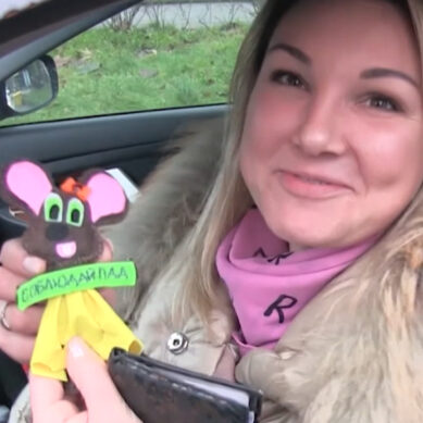 Дети со всей Калининградской области приготовили для автомобилистов новогодние сюрпризы