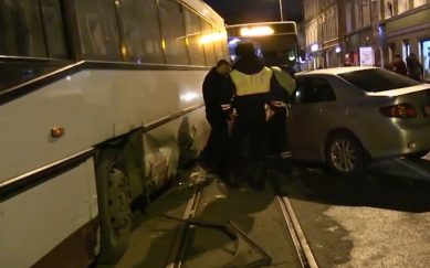 Стали известны подробности ДТП с автобусом на Киевской
