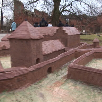 В Черняховске создали макет замка Инстербург