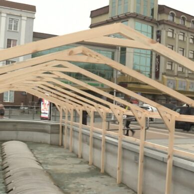 Фонтаны на площади Победы в Калининграде отремонтируют