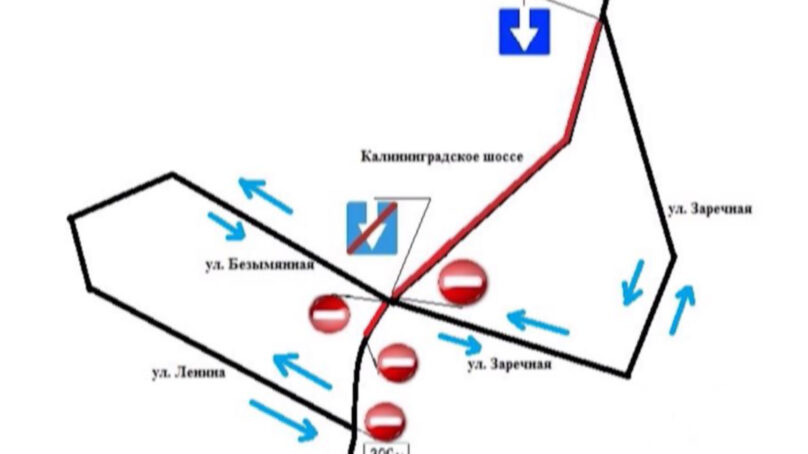 С 12 марта на трассе Калининград — Полесск перекроют движение (СХЕМА)