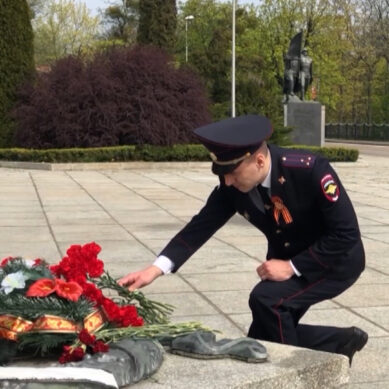 Калининградские полицейские подготовили видеопоздравление к 75-летию Великой Победы
