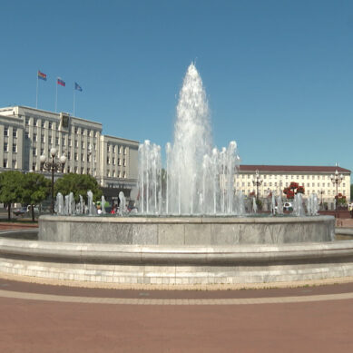 В Калининграде в тестовом режиме запустили часть фонтанов