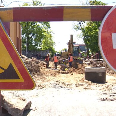 В Калининграде на улицах Дачной и Суздальской строятся сразу две новые дождевые канализации
