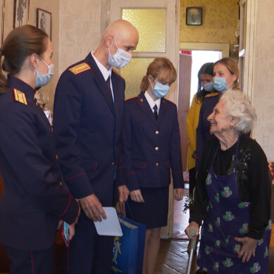 Сотрудники регионального СК поздравили участницу Великой Отечественной войны с днём пожилого человека