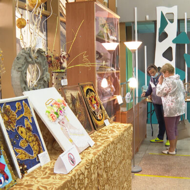 В Советске выставлены янтарные работы победителей конкурса «Солнечный зайчик»