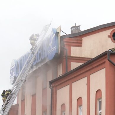 В Калининграде произошёл пожар внутри одного из помещений бывшего ликёро-водочного завода
