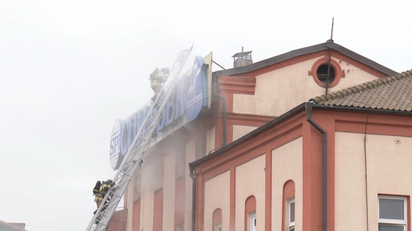 В Калининграде произошёл пожар внутри одного из помещений бывшего ликёро-водочного завода
