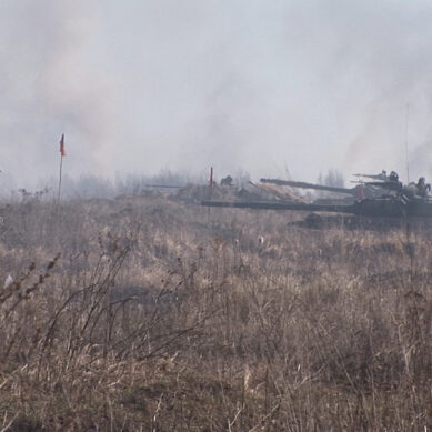 В Калининградской области прошли учения танкистов Балтийского флота