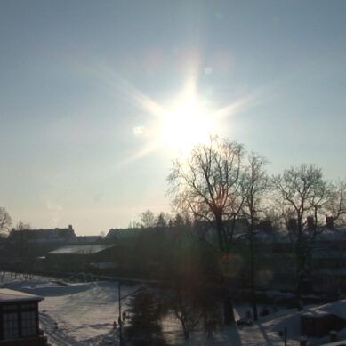 В Калининградской области наблюдалось редкое атмосферное оптическое явление