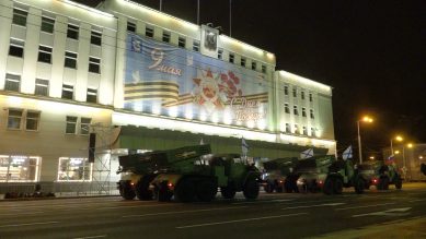 Сегодня в Калининграде пройдет вторая ночная репетиция военного парада Победы