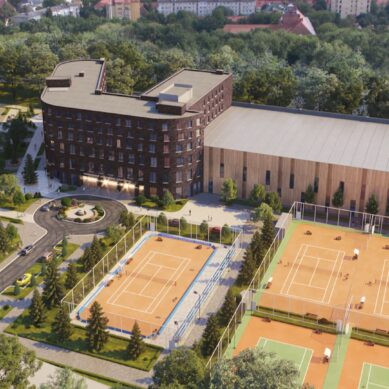 На стадионе «Спартак» построят теннисный комплекс с современным бизнес-центром класса «А»