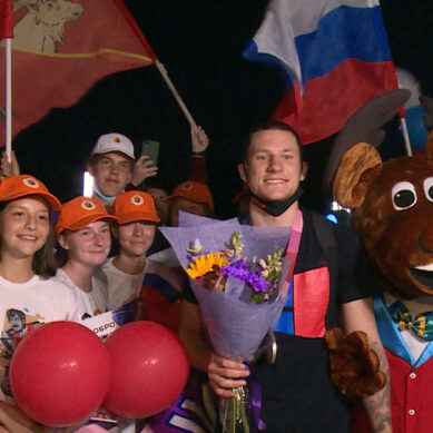 В Храброво встретили вице-чемпиона Олимпийских игр Станислава Шарова