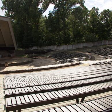 В Советске завершается первый этап реконструкции Зелёного театра