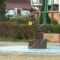 В Зеленоградске вокруг статуи «Бегущая по волнам» выложили панно из смальты
