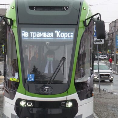 В Калининград из Северной столицы отправились первые трамваи «Корсар»