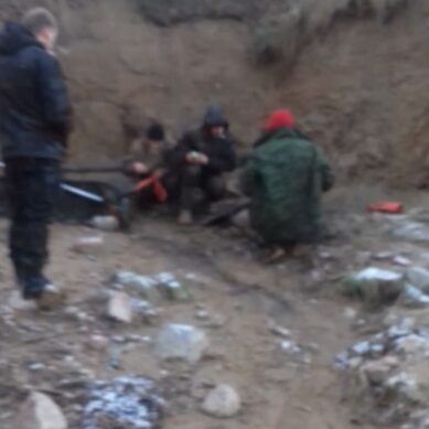 В Зеленоградском районе поймали нелегальных добытчиков янтаря