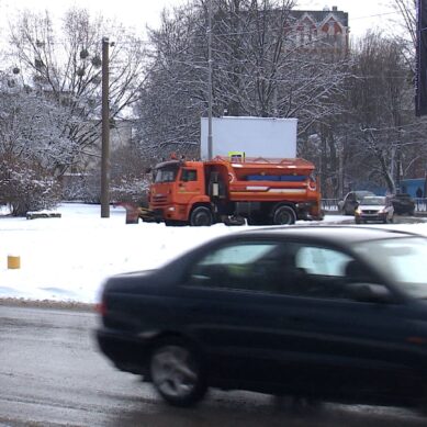 В Калининграде из-за «Иды» ночью пройдут снегоуборочные работы