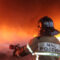 В ночь на пятницу в Гурьевском районе пожарные тушили баню и деревянные пристройки