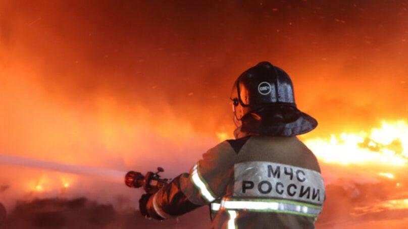 В Черняховске ночью в субботу горела кровля двухэтажного дома