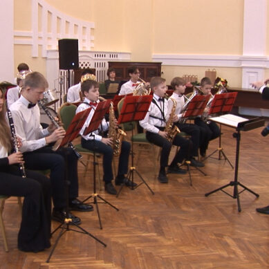 В Черняховске состоялось выступление детского духового оркестра