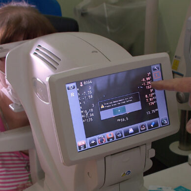 В офтальмологическом кабинете Полесской ЦРБ установили новейшее высокоточное оборудование