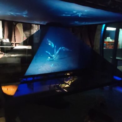 Пирамида, которая позволяет увидеть жизнь на дне океана — изюминка новой экспозиции «Эпоха «Витязя»