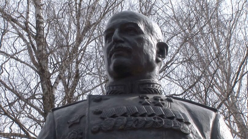 В Гусеве открыли памятник маршалу Советского Союза Ивану Баграмяну