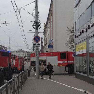 В центре Калининграда в одном из книжных магазинов случился пожар