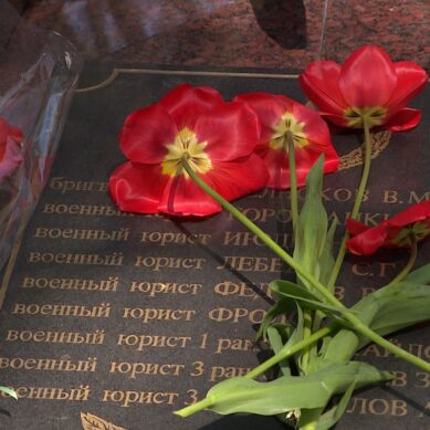 В канун Дня Победы военные прокуроры Балтфлота почтили память сотрудников, погибших в годы ВОВ