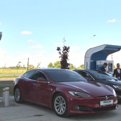 В Калининграде в строящемся квартале «Русская Европа» открылась заправка для электромобилей