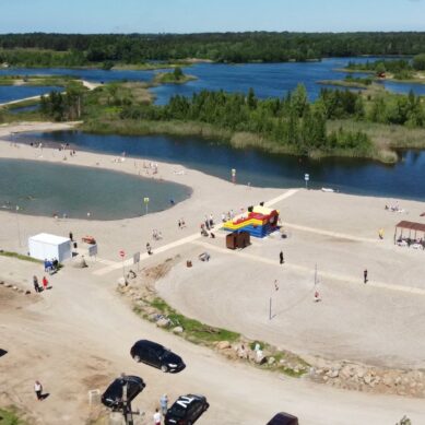 В посёлке Ровное Гвардейского района открыли новый благоустроенный пляж