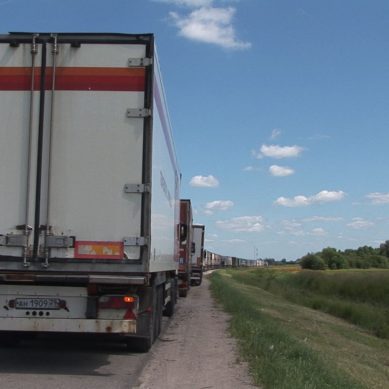 На пункте пропуска «Чернышевское-Кибартай» растет очередь большегрузов на въезд в Литву