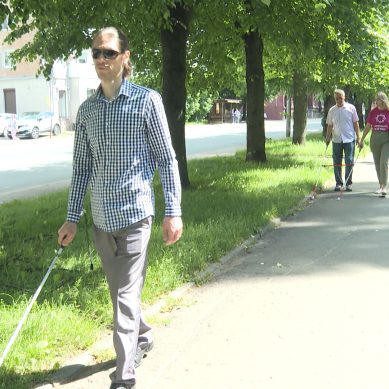 В Калининградской области стартовали занятия по ориентированию и мобильности для незрячих людей