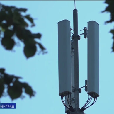 В Янтарном установили новую вышку сотовой связи