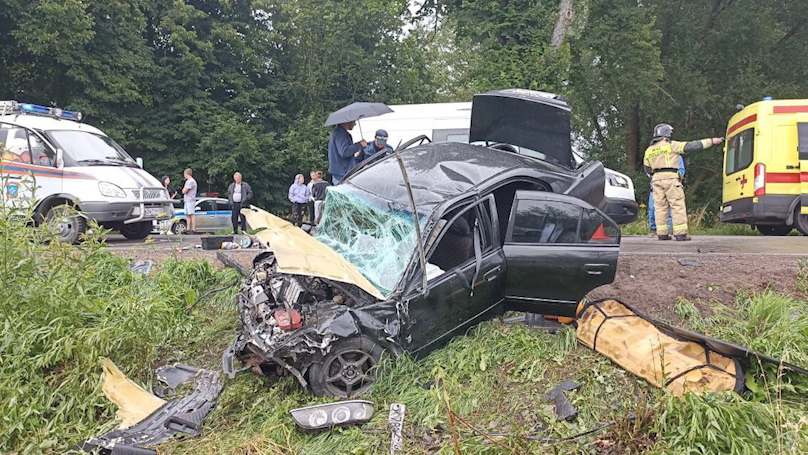 Ошибка во время обгона. Сегодня днём произошло серьёзное ДТП