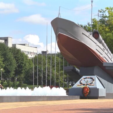 Памятник морякам-балтийцам обзавёлся полноценным фонтаном
