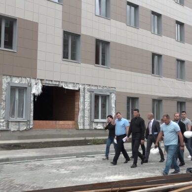 В Калининграде на Согласия к концу года завершат строительство поликлиники