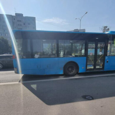 В Калининграде во время резкого торможения автобуса пассажирка упала и получила травмы