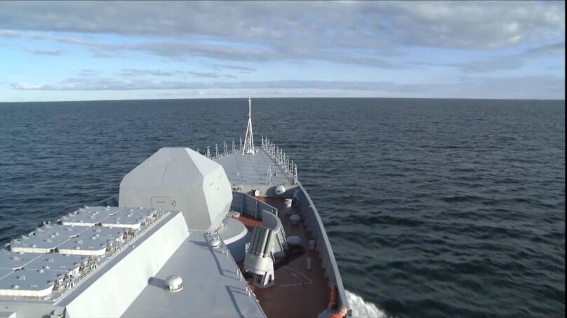 Корвет Балтийского флота «Стойкий» провёл ракетную стрельбу в море