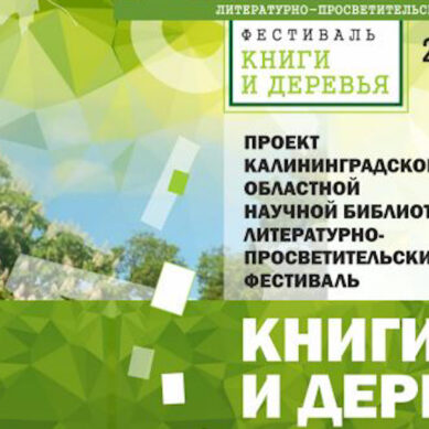 В Калининграде с 21 по 24 сентября проходит Литературно-просветительский фестиваль «Книги & деревья»