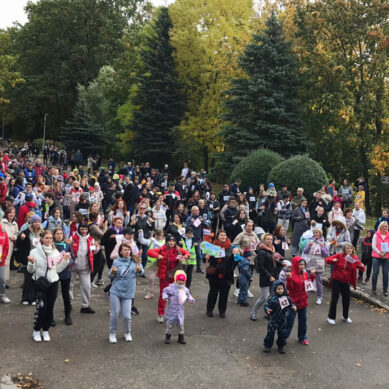 Мероприятие «10 000 шагов к жизни» состоялось в воскресенье в Южном парке Калининграда