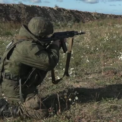 Мобилизованные проходят боевую подготовку в Калининградской области