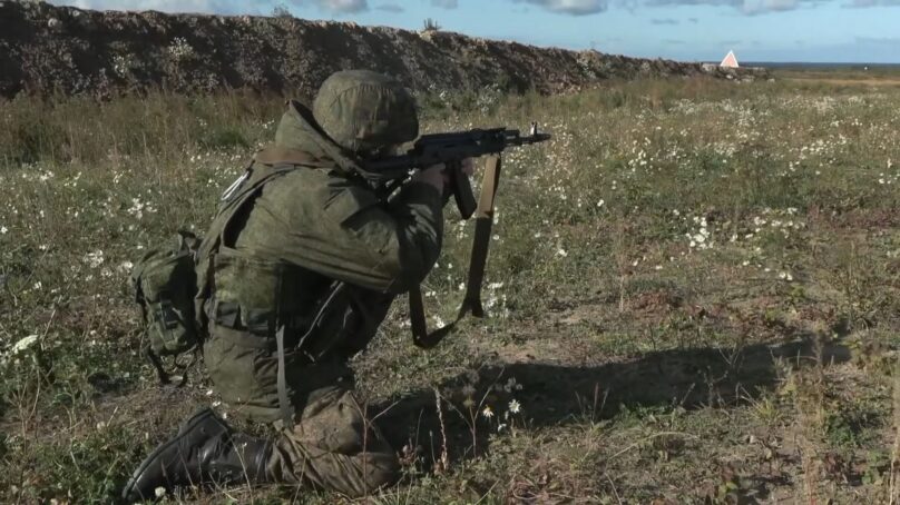 Мобилизованные проходят боевую подготовку в Калининградской области