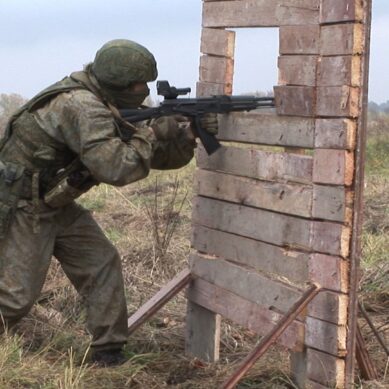 Мобилизованные разведчики продолжают тренировки на территории Янтарного края