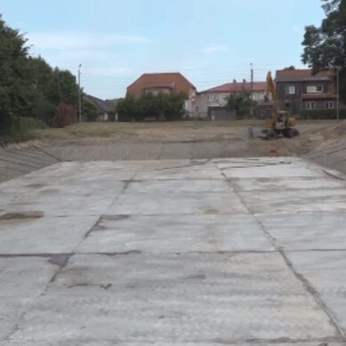 Реконструкция бассейна с минеральной водой в Славске завершается