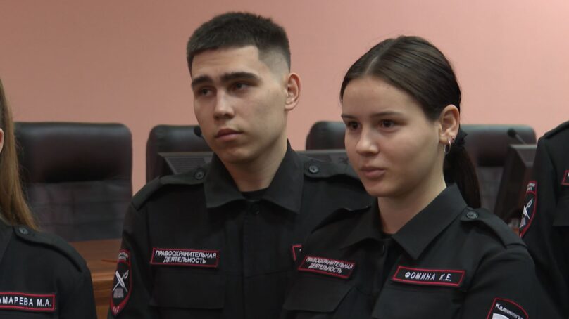 Калининградские студенты посетили вводный урок в специальность «Правоохранительная деятельность»