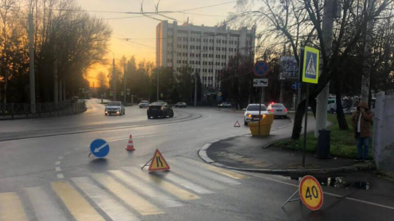 В воскресенье утром в Московском районе Калининграда произошло столкновение двух легковушек