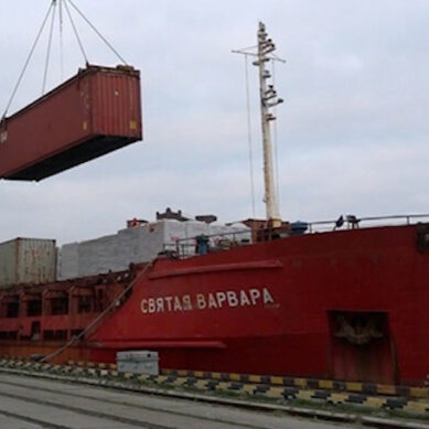 Сухогруз «Святая Варвара» доставил в Калининград более 3,5 тысяч тонн груза